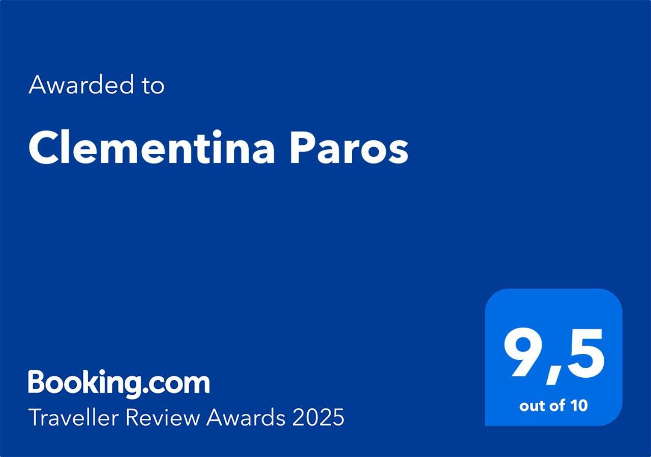 Apartmán Clementina Paros Nausa Exteriér fotografie
